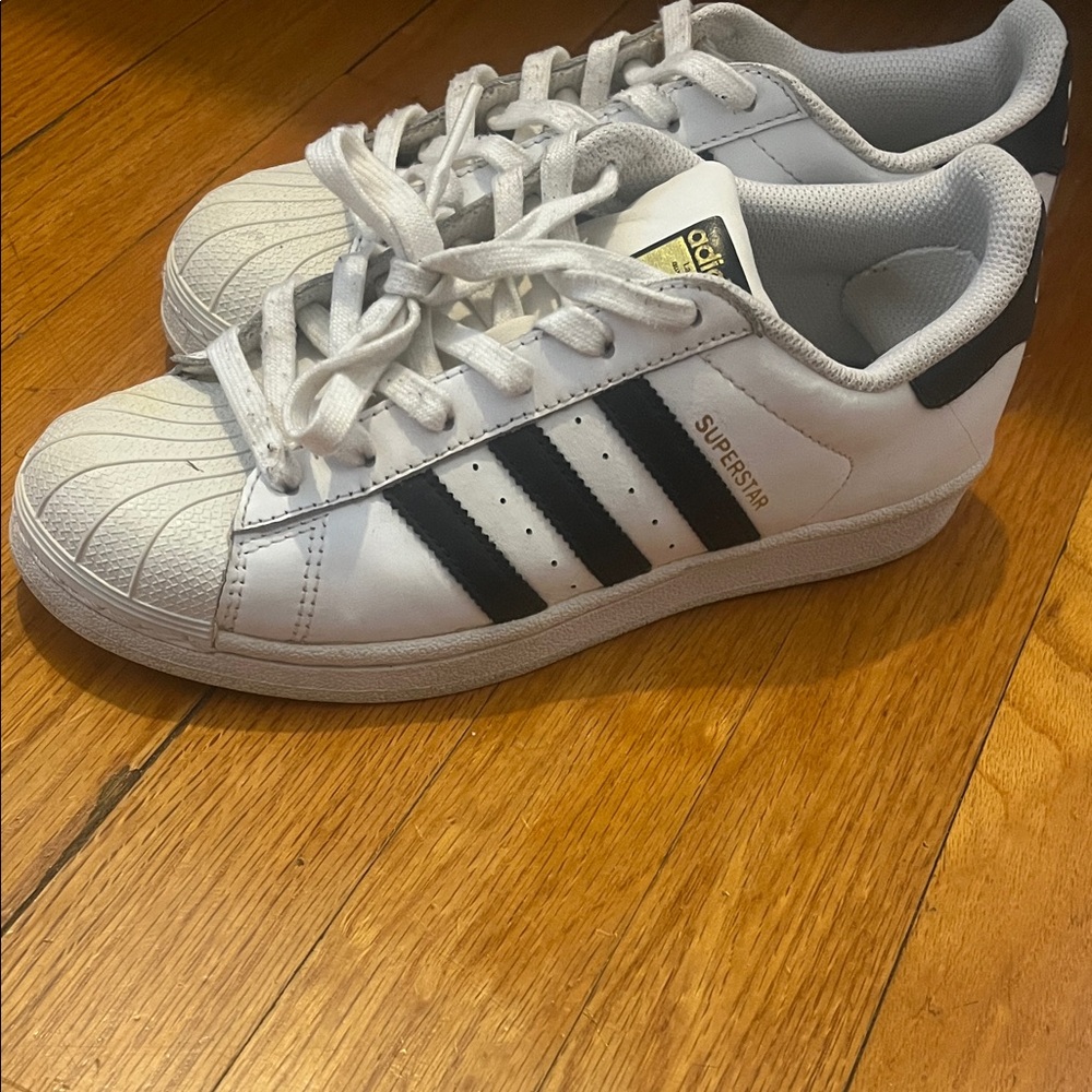 Adidas Kids Superstar White Black Sneakers